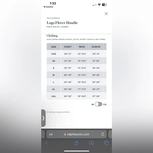 Ralph Lauren Men’s Graphic Hoodie Sweater Medium With Pockets Brand New - Picture 6 of 7